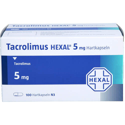 Tacrolimus HEXAL 5mg Hartkapseln, 100 Stk., HEXAL AG
