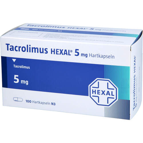 Tacrolimus HEXAL 5mg Hartkapseln, 100 Stk., HEXAL AG