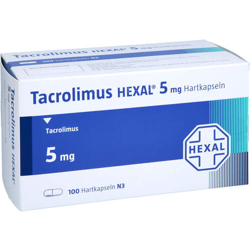 Tacrolimus HEXAL 5mg Hartkapseln, 100 Stk., HEXAL AG