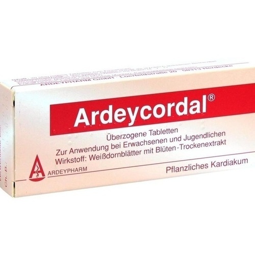 ARDEYCORDAL &uuml;berzogene Tabletten, 20 Stk., Ardeypharm GmbH