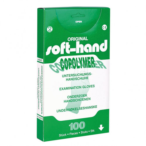 soft-hand COPOLYMER-Unters.Hand.puderh.unst. Gr.L, 100 ST, Diaprax GmbH soft-hand COPOLYMER-Unters.Hand.puderh.unst. Gr.L, 100 ST, Diaprax GmbH