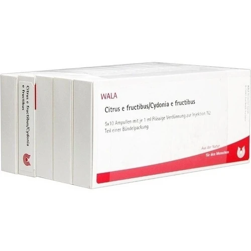 CITRUS E FRUCTIBUS/Cydonia e fructibus Ampullen, 50x1 ml, WALA Heilmittel GmbH