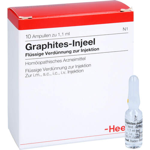 GRAPHITES INJ, 10 Stk., Biologische Heilmittel Heel GmbH