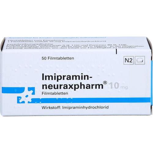 IMIPRAMIN-neuraxpharm 10 mg Filmtabletten, 50 St, neuraxpharm Arzneimittel GmbH