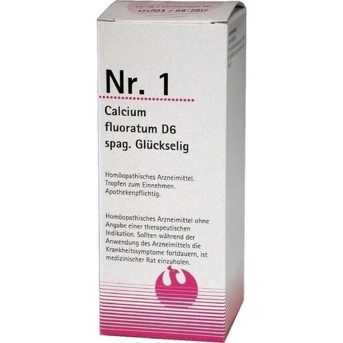 NR.1 Calcium fluoratum D 6 spag.Glückselig, 100 ml, PHÖNIX LABORATORIUM GmbH