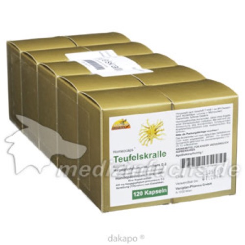 TEUFELSKRALLE KAPSELN, 120 ST, Vaniplan Pharma GmbH