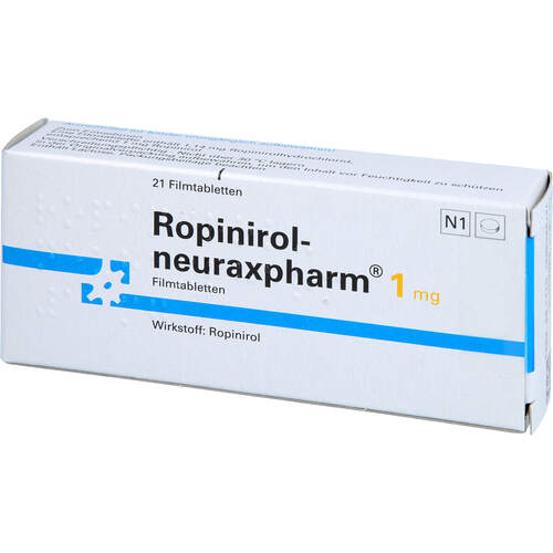 Ropinirol-neuraxpharm 1 mg, 21 ST, neuraxpharm Arzneimittel GmbH