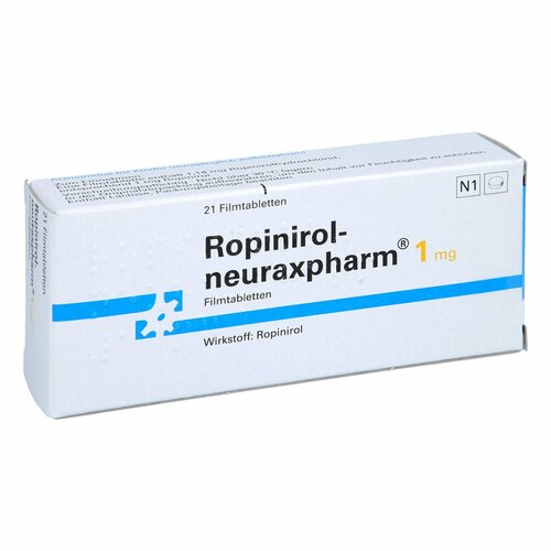 Ropinirol-neuraxpharm 1 mg, 21 ST, neuraxpharm Arzneimittel GmbH