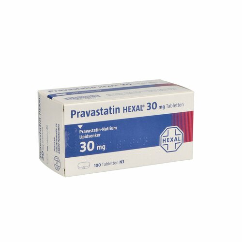 Pravastatin HEXAL 30mg Tabletten, 100 Stk., HEXAL AG