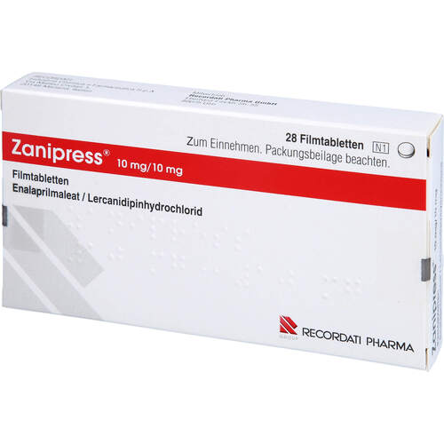 Zanipress 10mg/10mg, 28 ST, Recordati Pharma GmbH