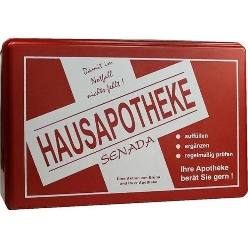 Senada Hausapotheke leer rot, 1 Stk., Erena Verbandstoffe GmbH & Co. KG