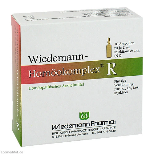 WIEDEMANN Homöokomplex R Ampullen, 10x2 ml, Wiedemann Pharma GmbH
