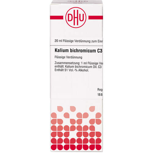 KALIUM BICHROMICUM C 3 Dilution, 20 ml, DHU-Arzneimittel GmbH & Co. KG