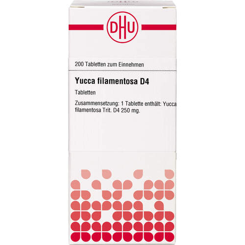 YUCCA FILAMENTOSA D 4, 200 Stk., Dhu-Arzneimittel GmbH & Co. KG