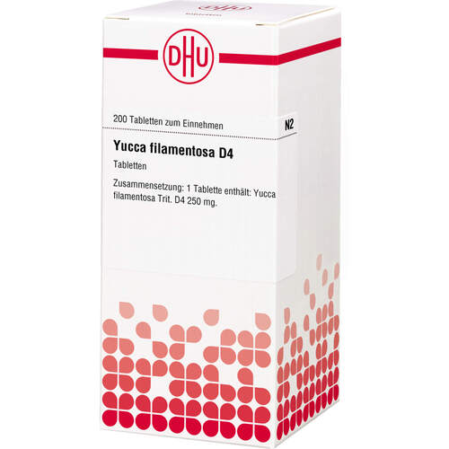 YUCCA FILAMENTOSA D 4, 200 Stk., Dhu-Arzneimittel GmbH & Co. KG
