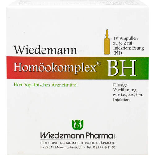 Wiedemann Homöokomplex BH, 10X2 ML, Wiedemann Pharma GmbH