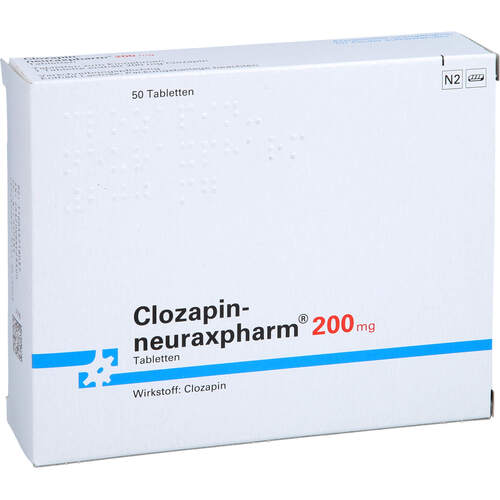 Clozapin-neuraxpharm 200mg, 50 Stk., neuraxpharm Arzneimittel GmbH