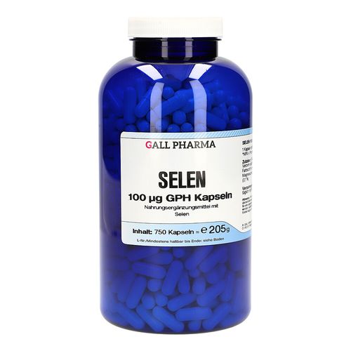 Selen 100ug GPH Kapseln, 750 Stk., Hecht-Pharma GmbH