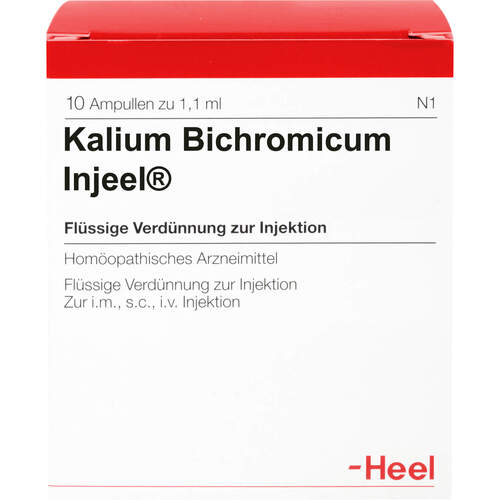 KALIUM BICHROMICUM INJEEL Ampullen, 10 St, Biologische Heilmittel Heel GmbH