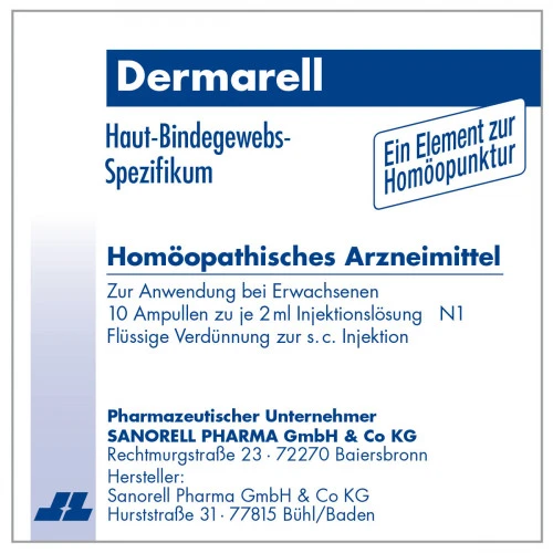 Dermarell, 10x2 ml, Sanorell Pharma GmbH