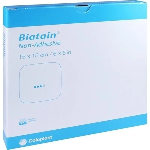 Biatain Schaumverband nichthaftend 15x15cm 3413, 5 Stk., Coloplast GmbH