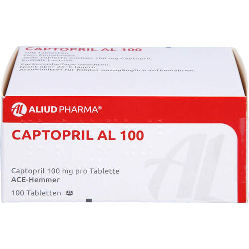 Captopril AL 100, 100 ST, Aliud Pharma GmbH