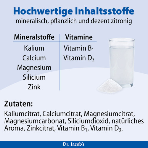 Dr. Jacob's Basenpulver Original Basen-Citrat-Mineralstoffe, 300 g, Dr. Jacob's Medical GmbH