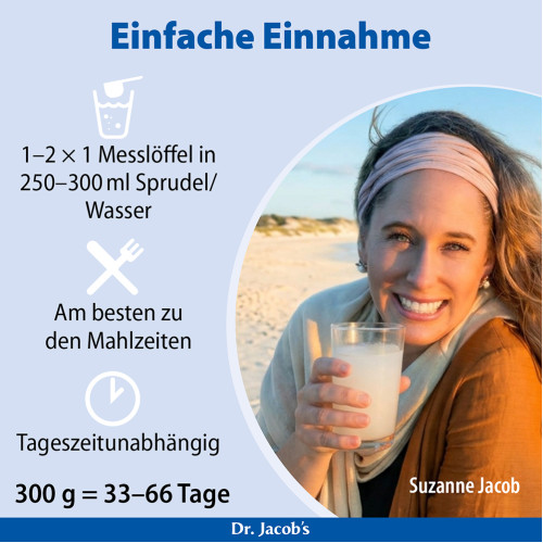 Dr. Jacob's Basenpulver Original Basen-Citrat-Mineralstoffe, 300 g, Dr. Jacob's Medical GmbH
