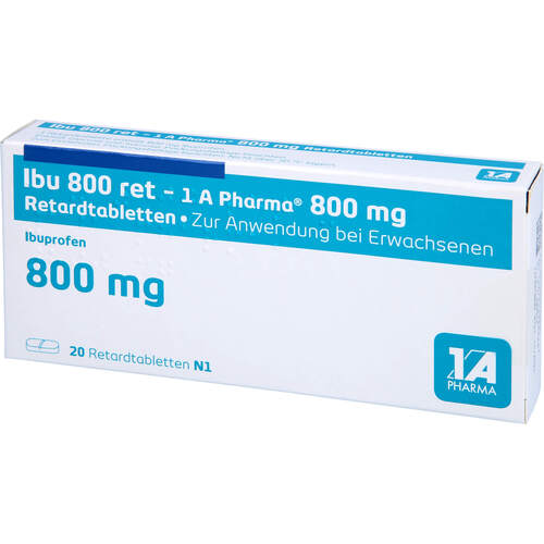 Ibu 800 ret - 1 A Pharma, 20 Stk., 1 A Pharma GmbH
