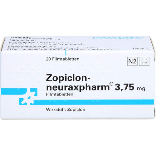 Zopiclon-neuraxpharm 3.75mg, 20 Stk., neuraxpharm Arzneimittel GmbH
