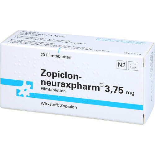 Zopiclon-neuraxpharm 3.75mg, 20 Stk., neuraxpharm Arzneimittel GmbH