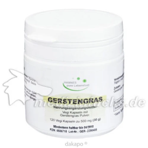 Gerstensaftgras Vegi Kapseln, 120 Stk., G & M Naturwaren Import GmbH & Co. KG