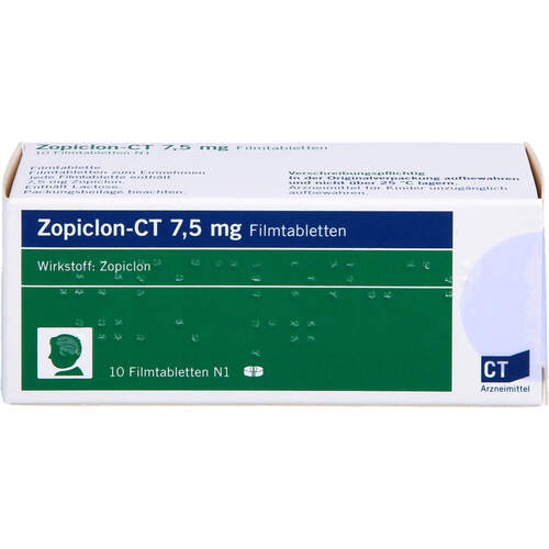 zopiclon - CT 7.5mg Filmtabletten, 10 ST, Abz Pharma GmbH