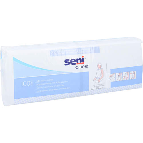 Seni Einweg Speisel&auml;tzchen m. Bindelaschen, 100 Stk., Tzmo Deutschland GmbH