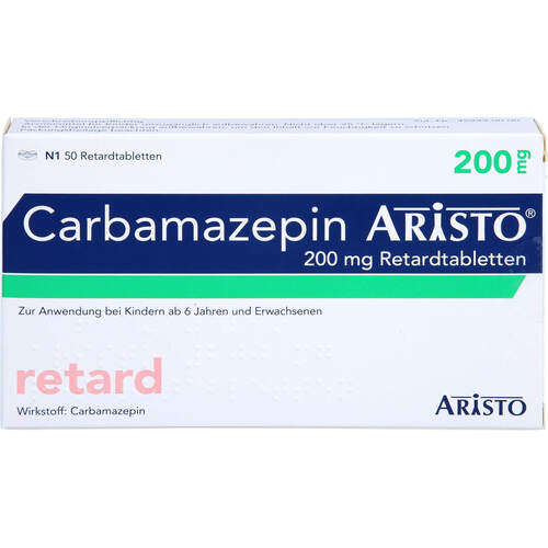 Carbamazepin Aristo 200mg Retardtabletten, 50 ST, Aristo Pharma GmbH