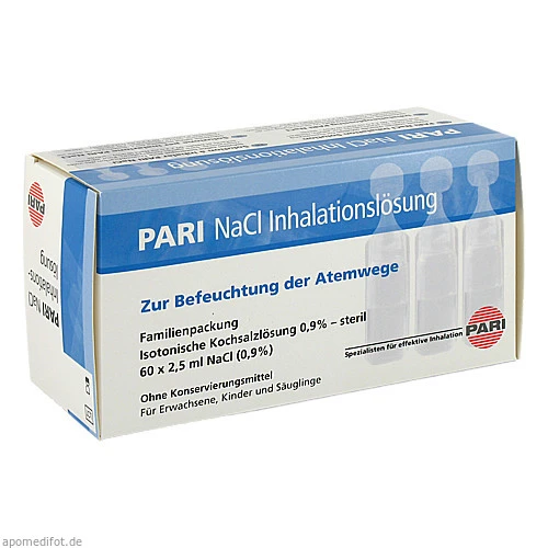 PARI NaCl Inhalationslösung Amp, 60X2.5 ML, Pari GmbH