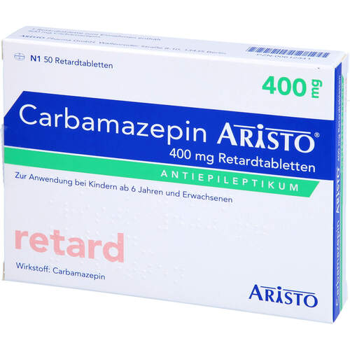 Carbamazepin Aristo 400mg Retardtabletten, 50 Stk., Aristo Pharma GmbH