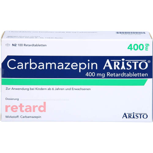 Carbamazepin Aristo 400mg Retardtabletten, 100 Stk., Aristo Pharma GmbH