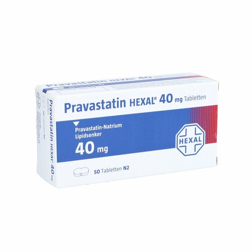 Pravastatin HEXAL 40mg Tabletten, 50 Stk., HEXAL AG