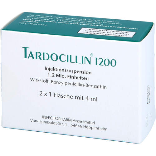 TARDOCILLIN 1200, 2X4 ML, Infectopharm Arzn.U.Consilium GmbH