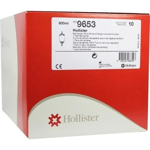 HOLLISTER Urin Beinbeutel mit Ablauf unster 800ml, 10 Stk., Hollister Incorporated