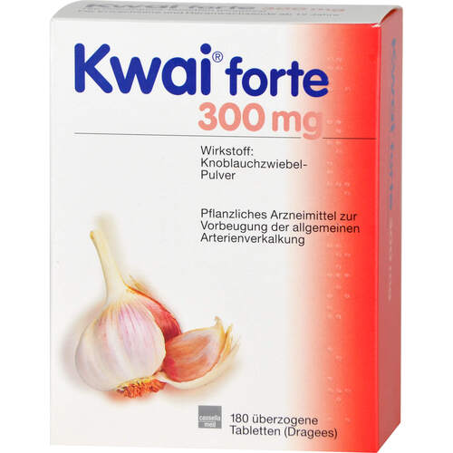 KWAI forte 300 mg überzogene Tabletten, 180 Stk., MCM Klosterfrau Vertriebsgesellschaft mbH KWAI forte 300 mg überzogene Tabletten, 180 Stk., MCM Klosterfrau Vertriebsgesellschaft mbH