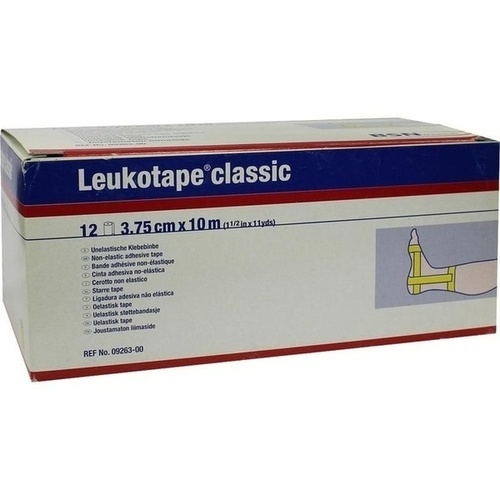 LEUKOTAPE Classic 3.75cmx10m gelb, 12 Stk., Bsn Medical GmbH
