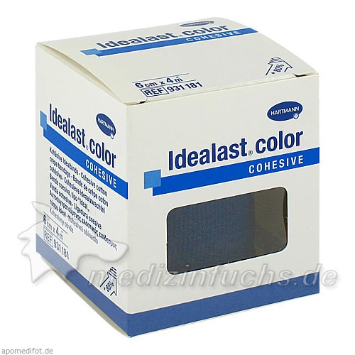 IDEALAST Color cohesive Binde 6 cmx4 m blau, 1 Stk., Paul Hartmann AG