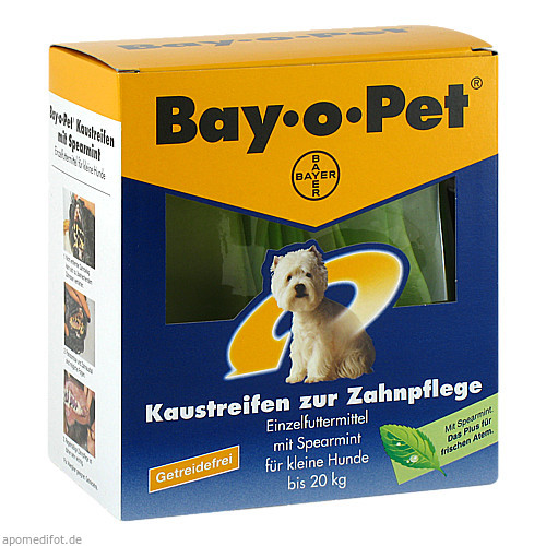 Bay-o-Pet Zahnpflege Kaustreif Spearmint klei Hund, 140 g, Elanco Deutschland GmbH