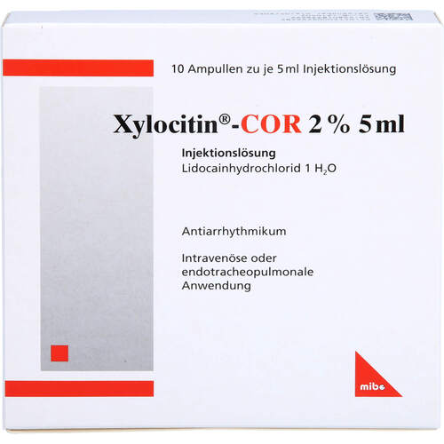 Xylocitin-cor 2% 5ml Injektionslösung in AMP, 10X5 ML, Mibe GmbH Arzneimittel