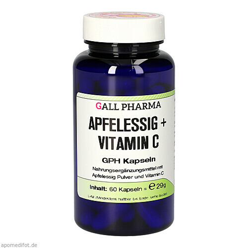 Apfelessig + Vitamin C Kapseln, 60 ST, Hecht-Pharma GmbH