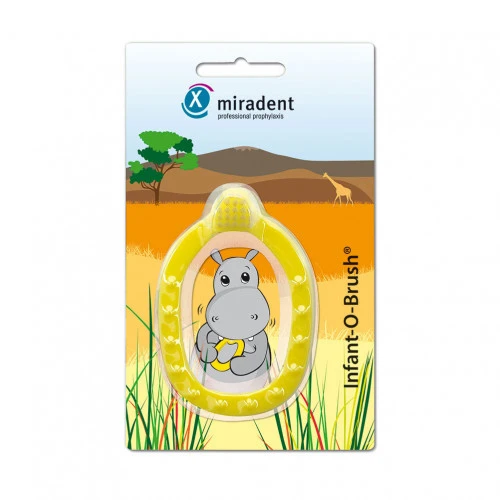 Miradent Infant-O-Brush Lernzahnb&uuml;rste gelb, 1 Stk., Hager Pharma GmbH