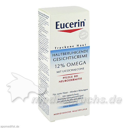 EUCERIN TH Hautberuhigende Gesichtscre.12%Omega, 50 ml, Beiersdorf AG Eucerin