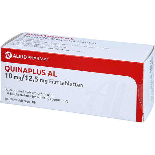 Quinaplus AL 10mg/12.5mg Filmtabletten, 100 Stk., Aliud Pharma GmbH